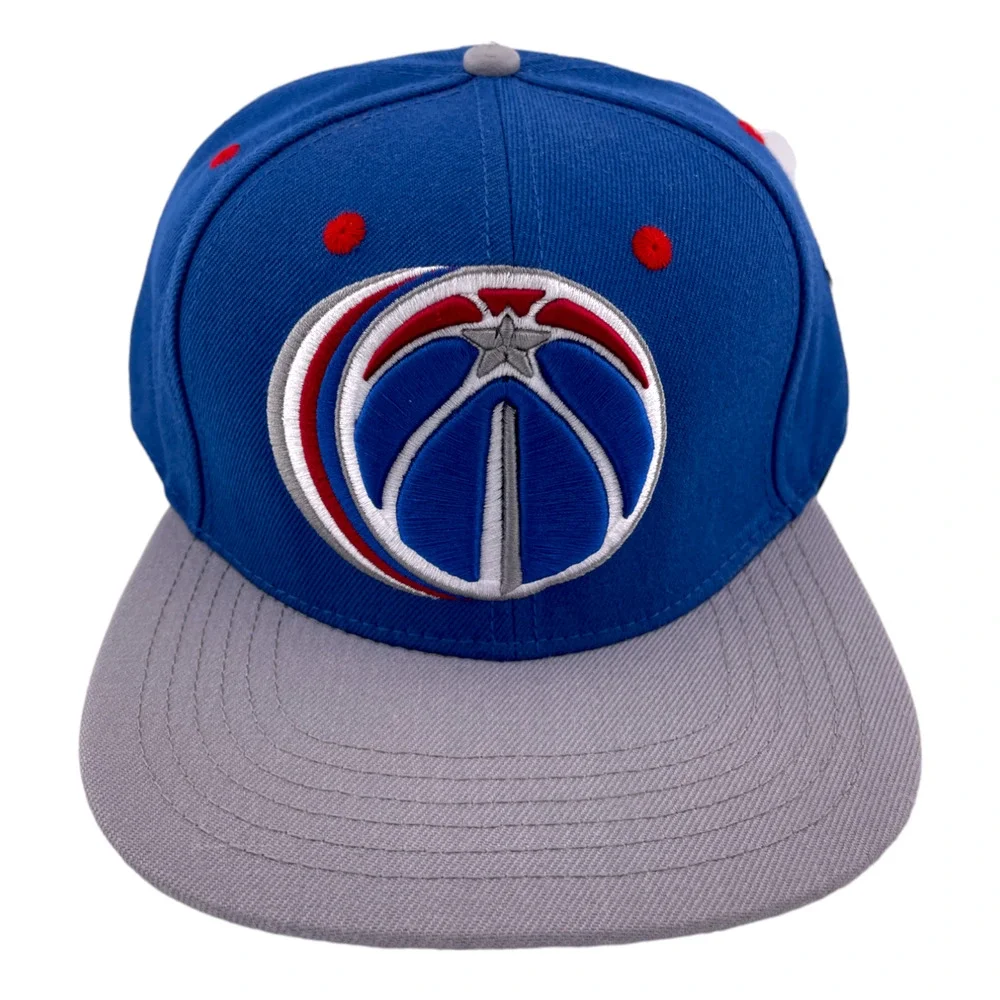 Pro‎ Standard Washington Wizards Ball Logo Blue/Gray UV Snapback Adjustable Hat